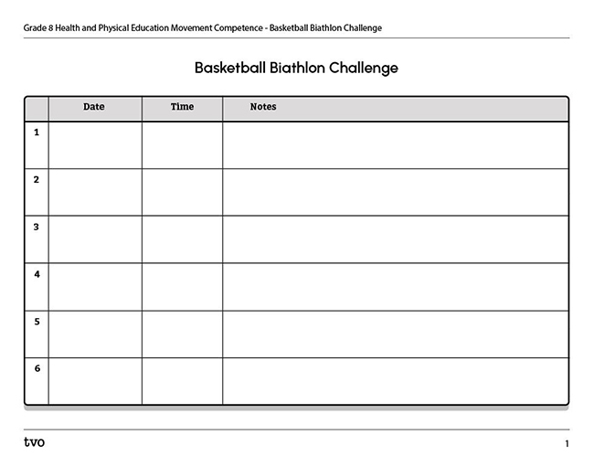 Basketball Biathlon Challenge