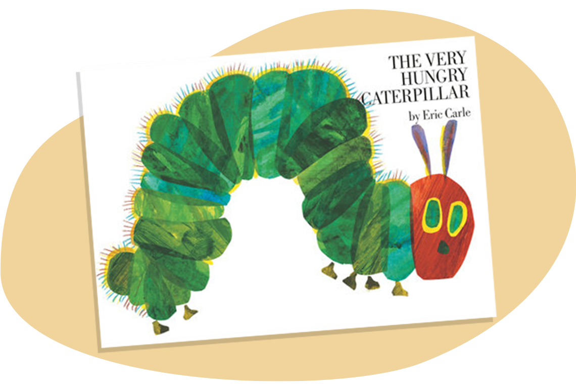Cover of the book “The Very Hungry Caterpillar”