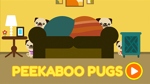 Peekaboo Pugs - Cutie Pugs