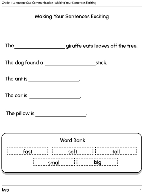 Making Your Sentences Exciting