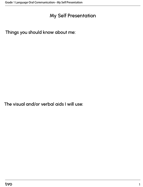 Presentation About Myself