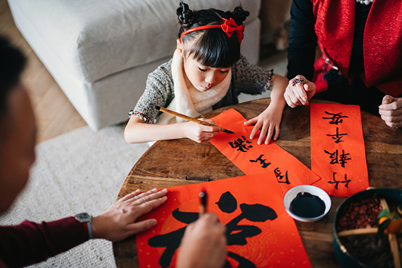 Image of celebrating the Chinese New Year