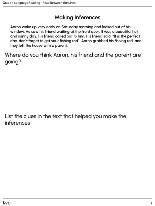 Making Inferences