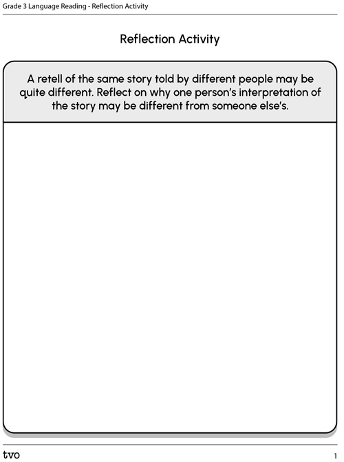 Reflection Activity