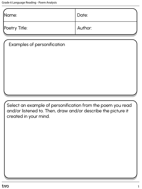 Poem Analysis