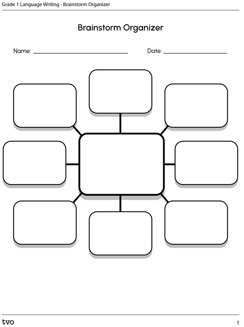 Brainstorming Organizer