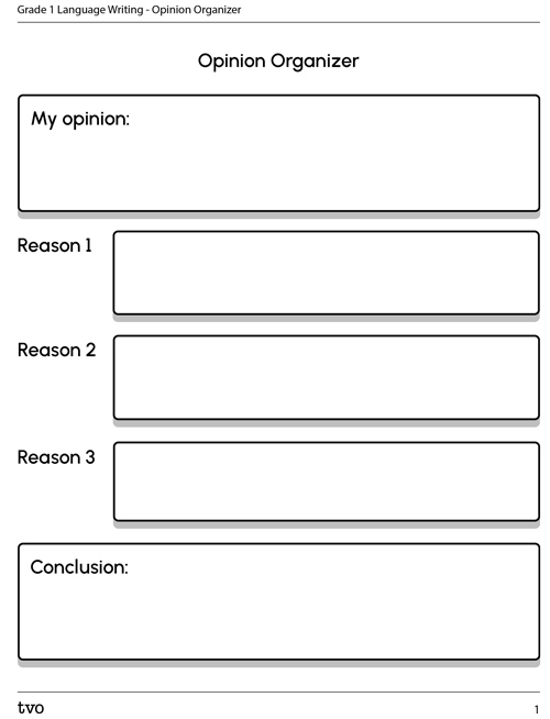 Opinion Organizer