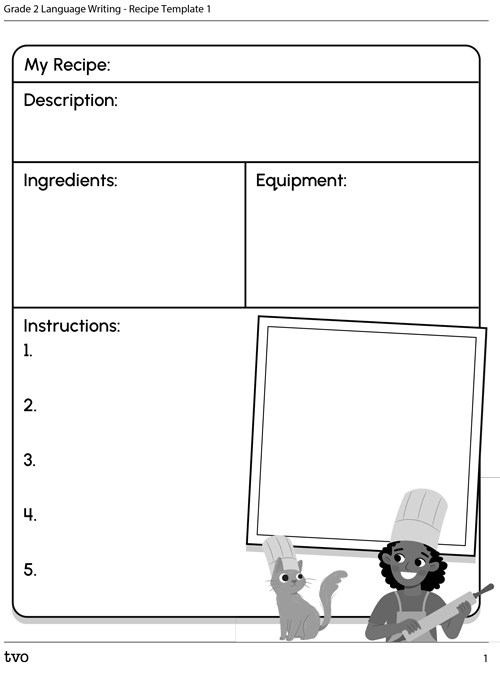 Recipe template