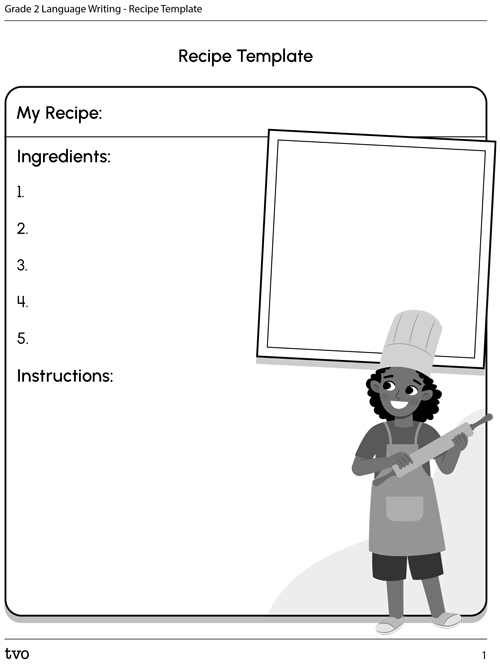 Recipe template