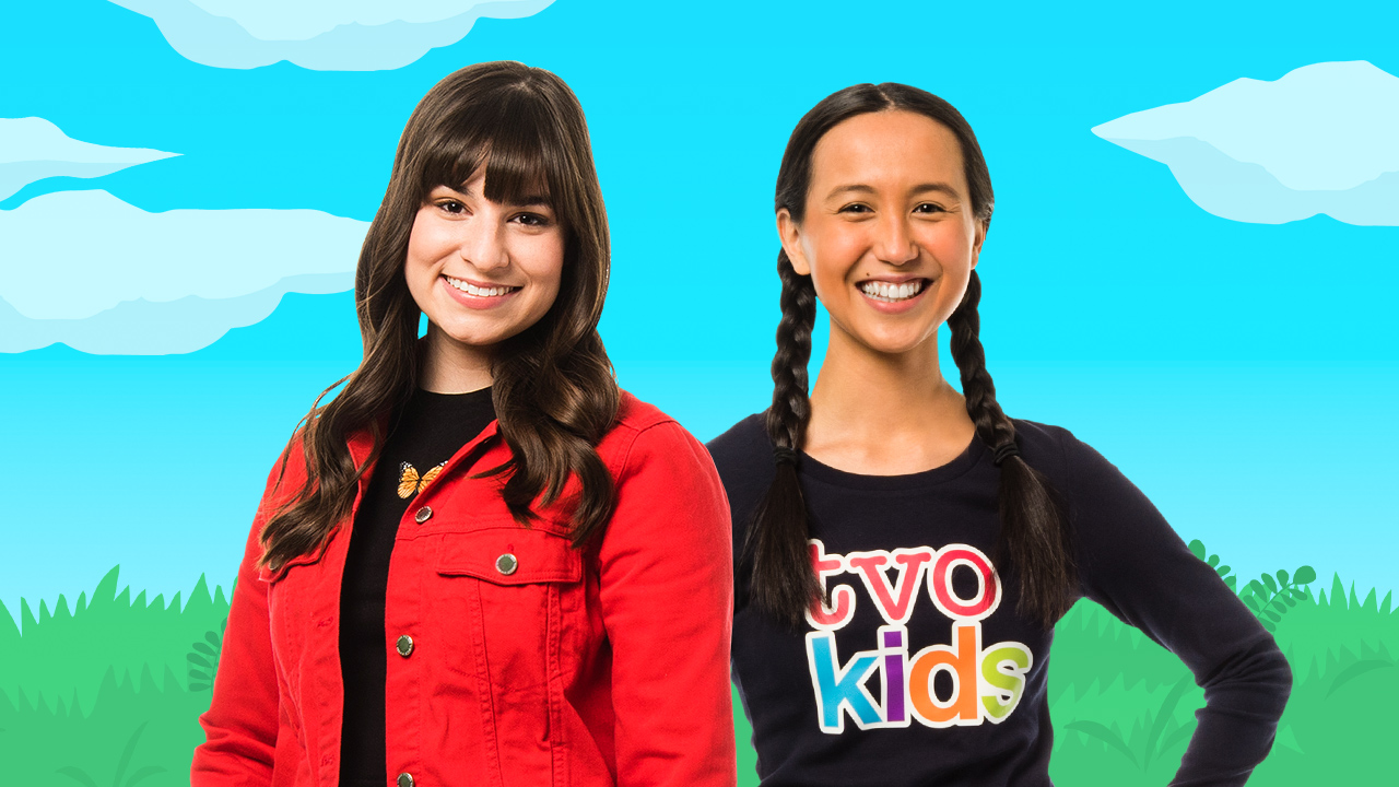 TVOKids hosts Greg Liow, Laura Commisso, and Luca Meeuse