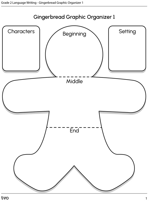 Gingerbread Graphic Organizer 1