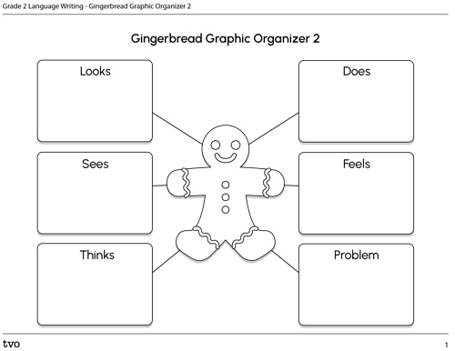 Gingerbread Graphic Organizer 2