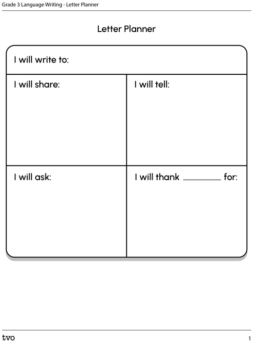Letter Planner