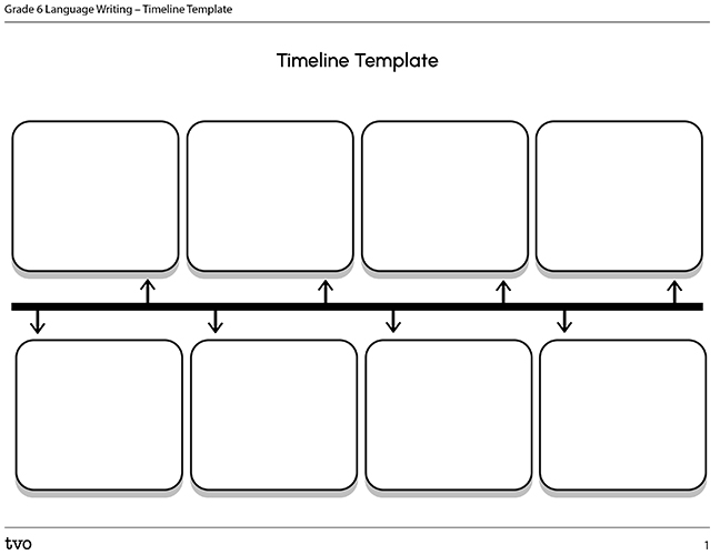 Timeline template