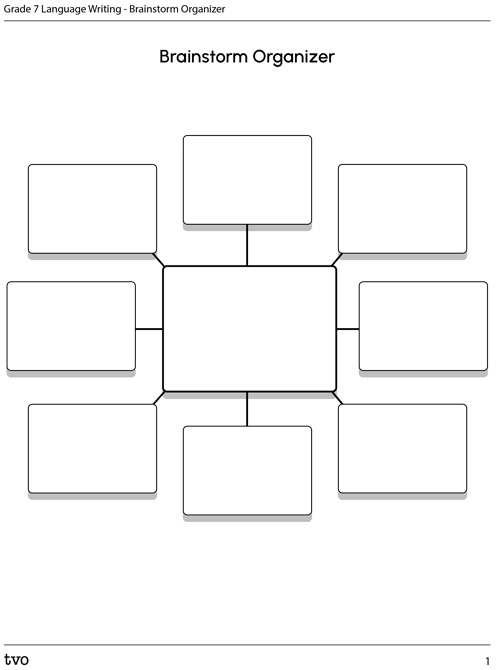 Brainstorm Organizer