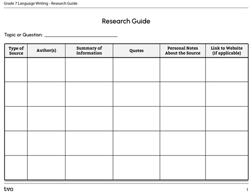 Research Guide