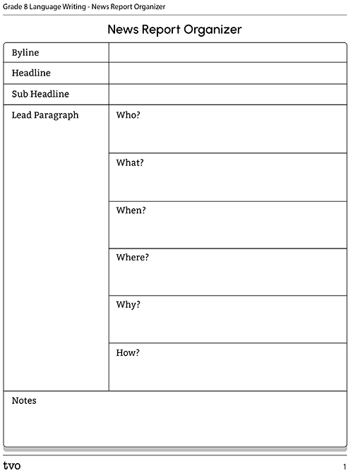 News Report Organizer