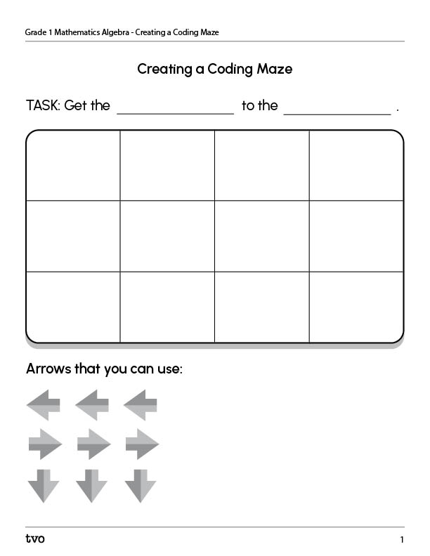 Creating a coding maze