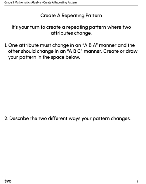 Create A Repeating Pattern