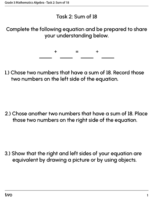 Task 2: Sum of 18