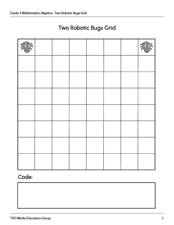 Two Robotic Bugs Grid