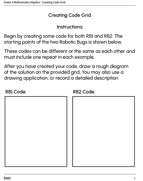 Creating Code Grid