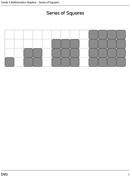 Series of Squares