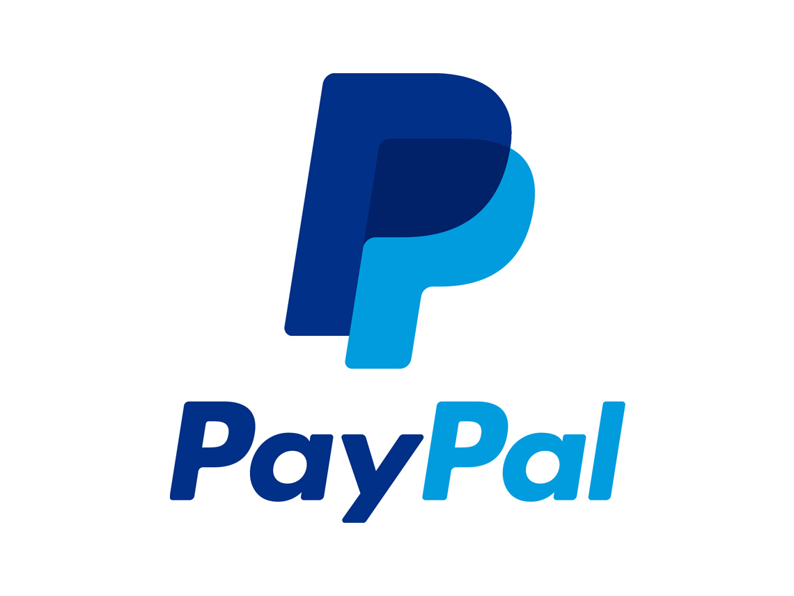 A logo of a P for “Paypal.”