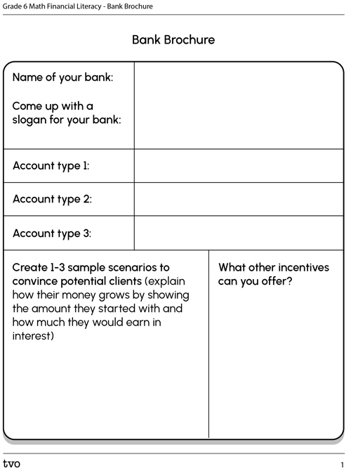 Bank Brochure