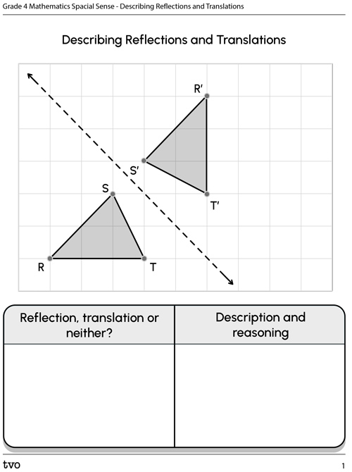Describing Reflections and Translations