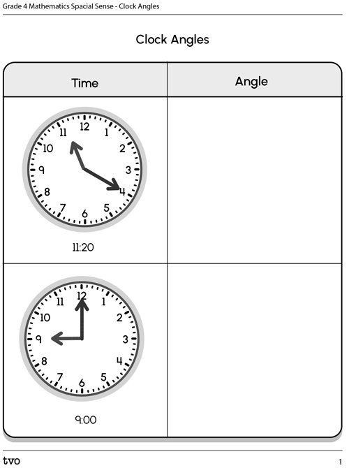 Clock Angles
