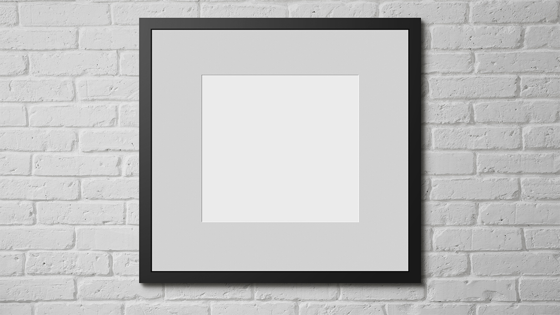 Square picture frame