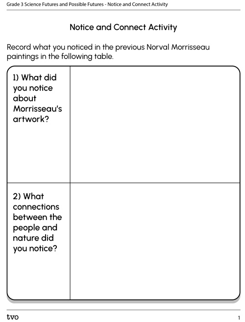 Notice and Connect Activity