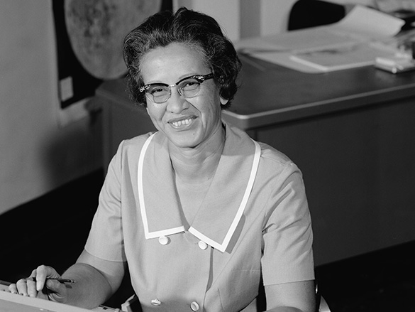 A photograph of Katherine Johnson.