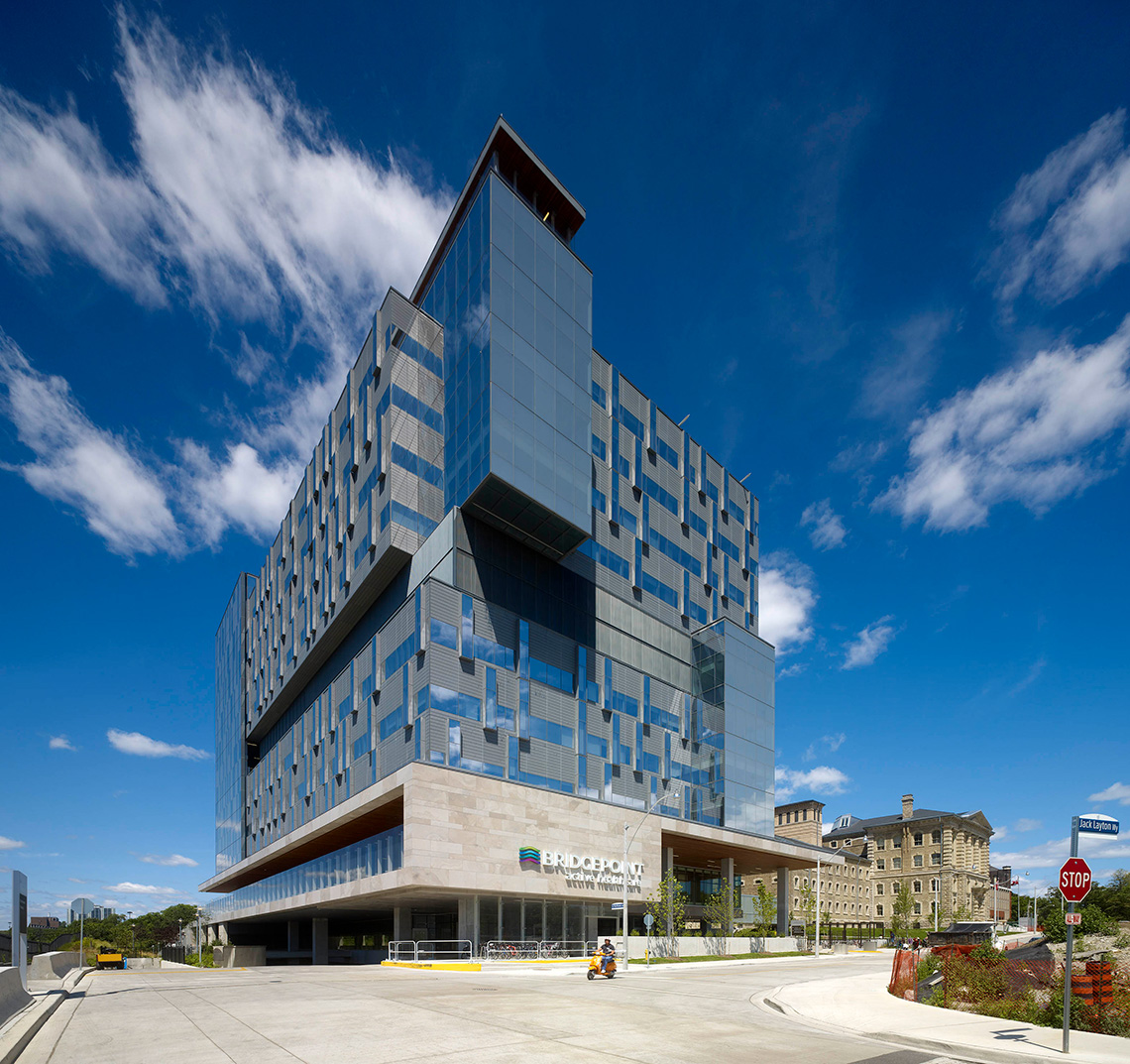 Sustainable structure, Bridgepoint Hospital in St. Catherines, Ontario.