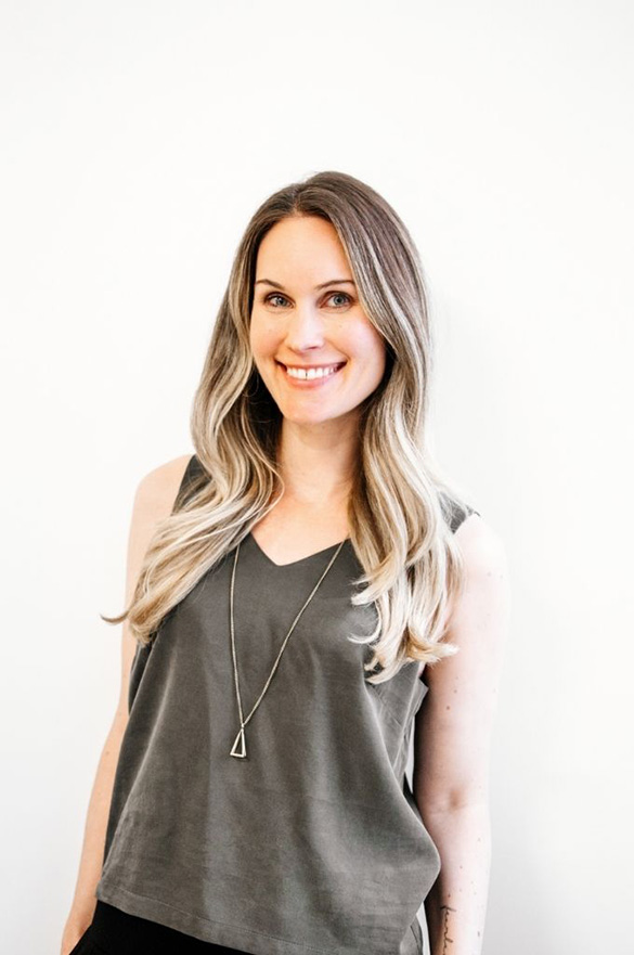 Kristi Soomer is the CEO and founder of a sustainable clothing company, Encircled.