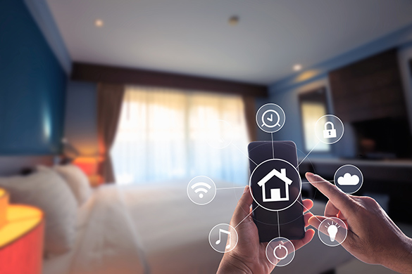 An app to control different things within a house.