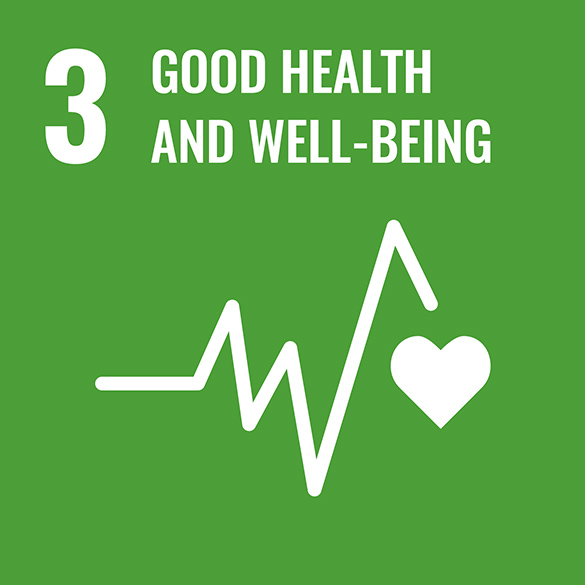 The third UN Sustainability goal, Good Health and Well-Being.