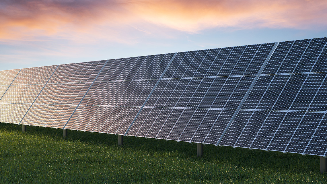 Solar panels.