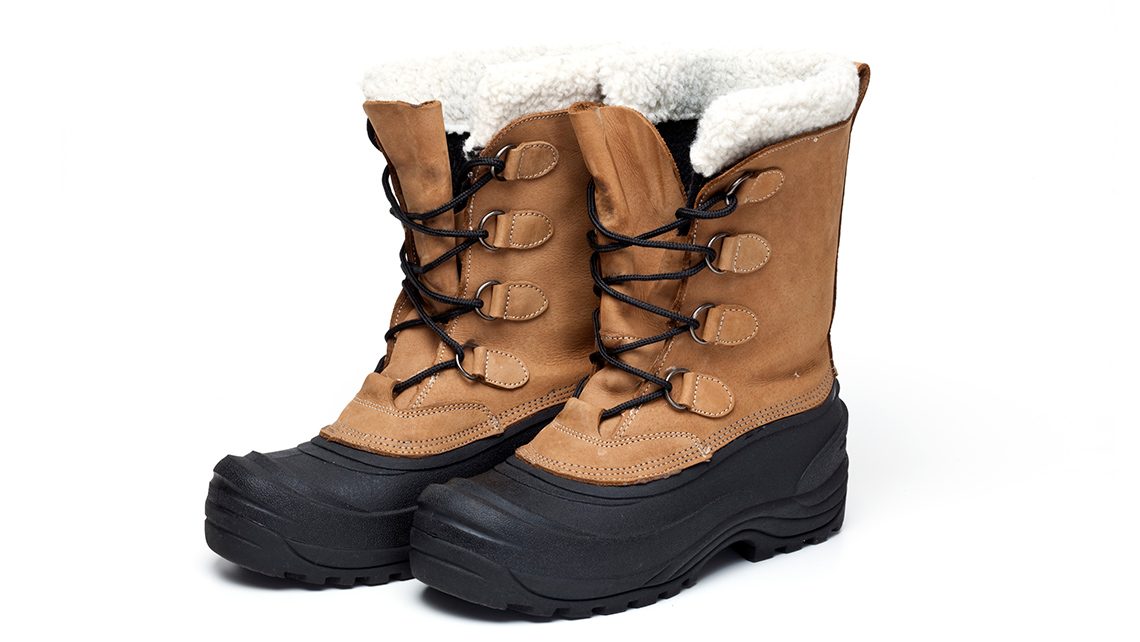 A pair of winter boots.