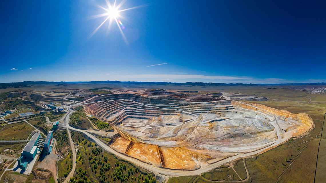A large mine.