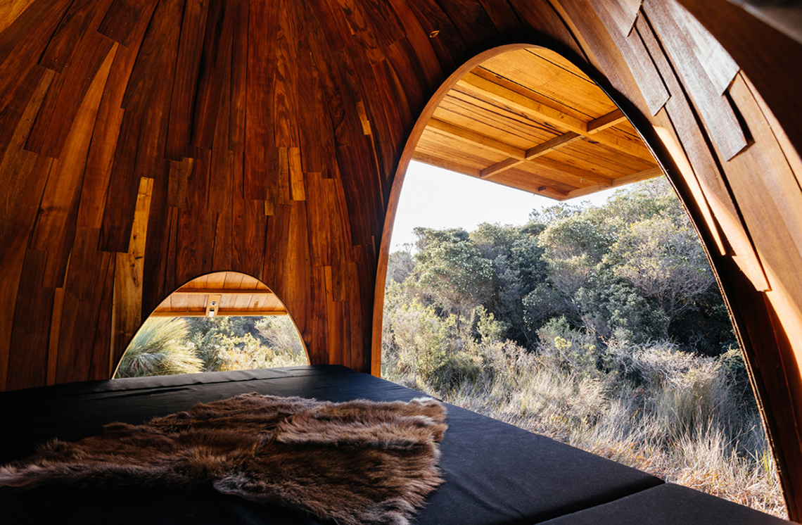 Krakani Lumi has a fire-pit, produce store, kitchen, and dining area
