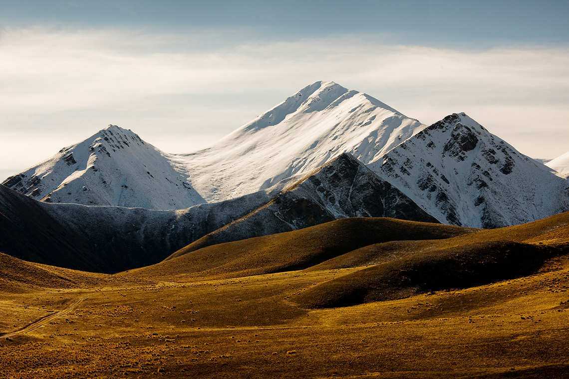 Snow-capped mountains