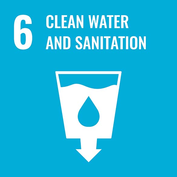 The sixth UN Sustainable Development goal, Clean Water and Sanitation.