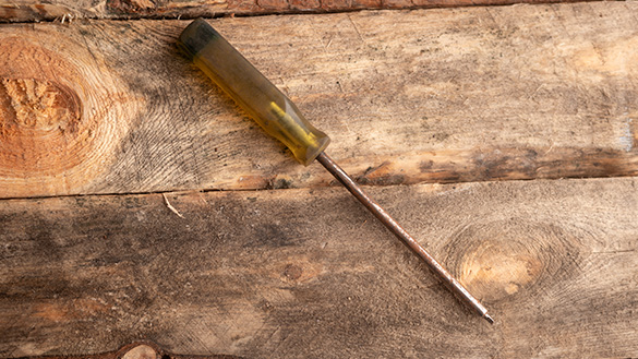 A screw driver