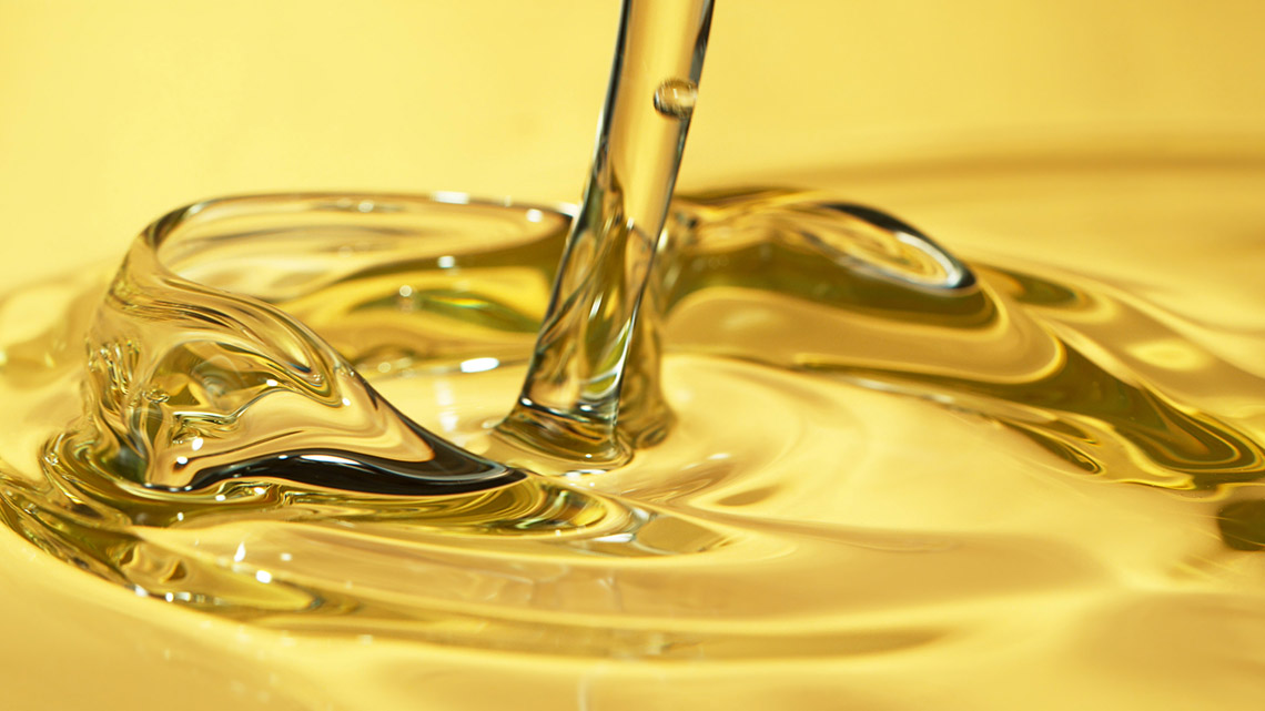 Oil being poured.