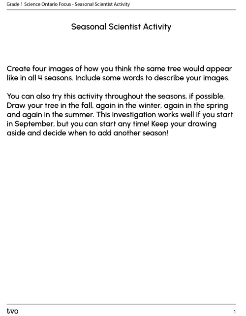 Seasonal Scientist Activity