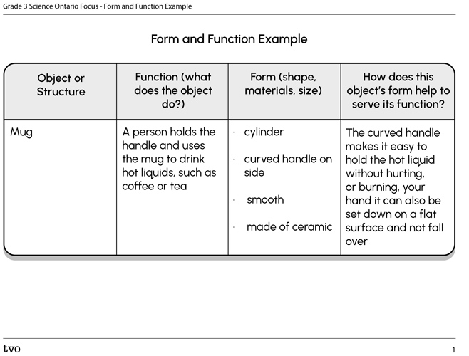Form and Function Example