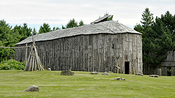 Longhouse An image showing a longhouse.