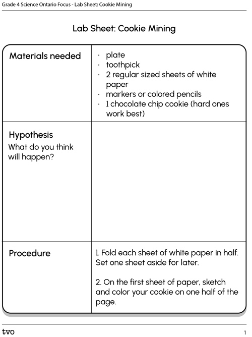 Lab sheet: Cookie Mining